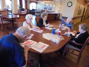Fourth of July Painting, Willows of Arbor Lakes Senior Living, Maple Grove, MN